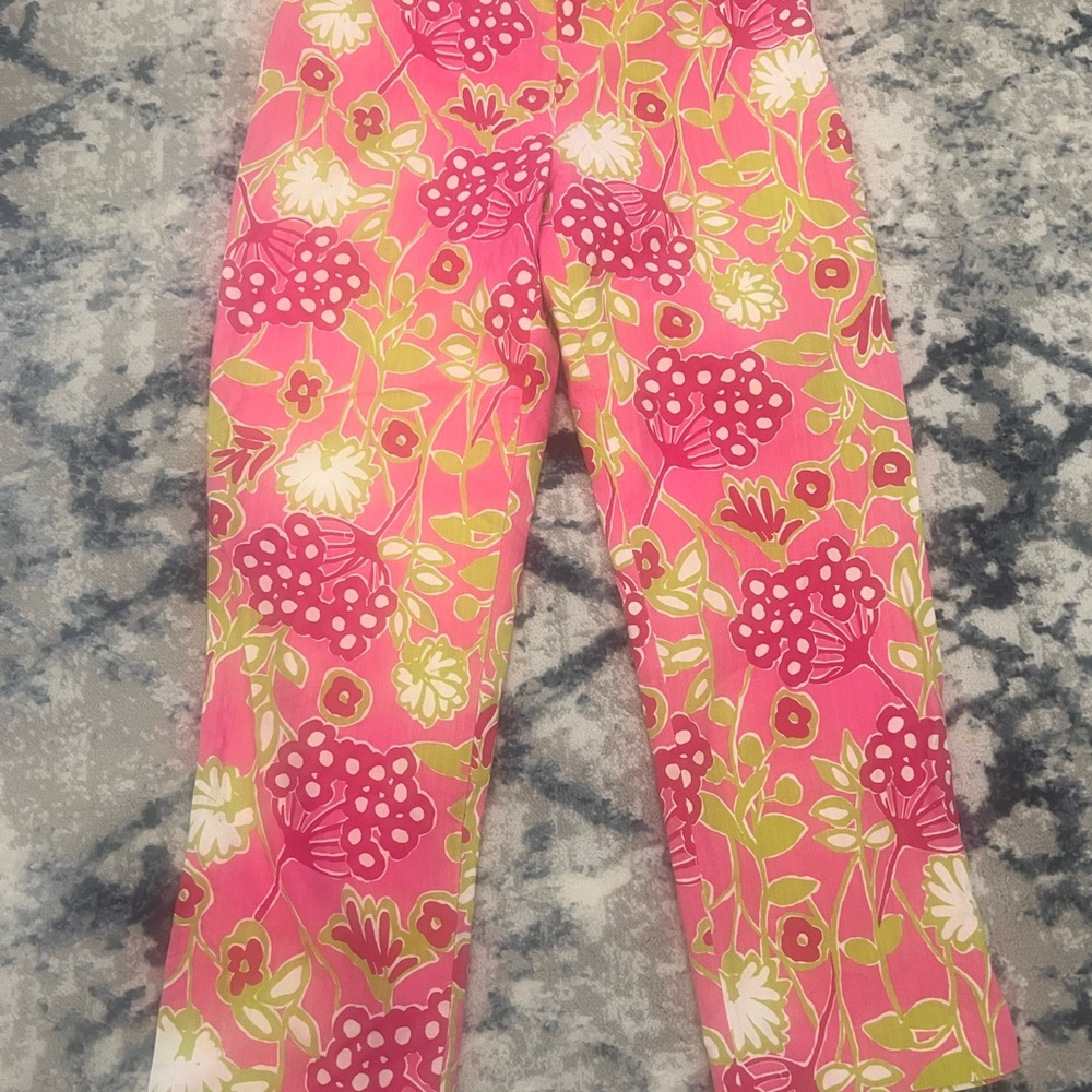 Lilly Pulitzer originals resort fit pants Vibrant Floral Design
